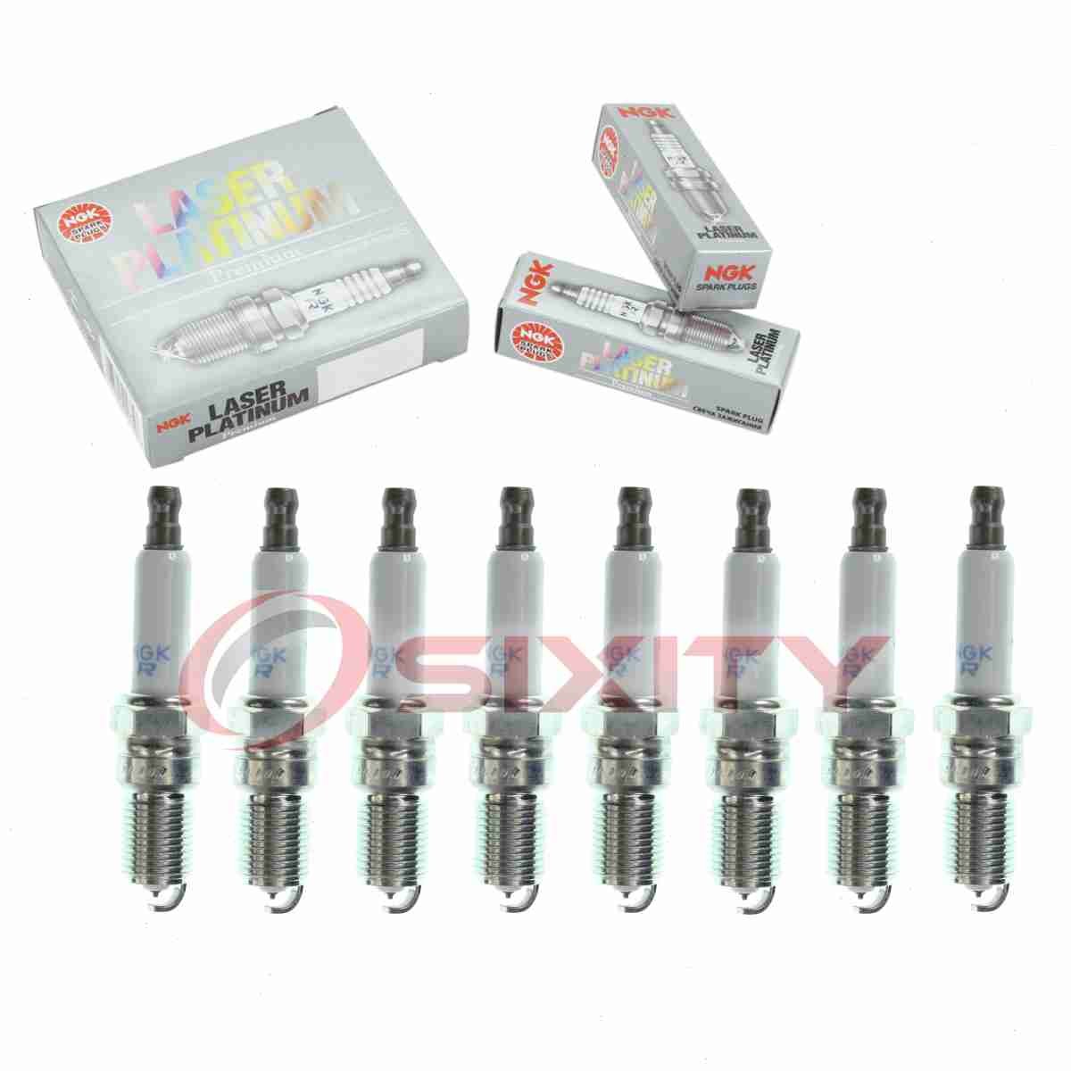 8 pc NGK Laser Platinum Spark Plugs for 1998-2000 Chevrolet K2500 5.7L V8 mg