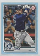 2020 Bowman Sky Blue 34/499 Austin Nola #46 6z2