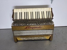 Vintage 1930 Hohner L'Organola Piano Keyboard Accordion Works