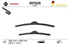 SWF Wischblatt Scheibenwischer CONNECT MADE IN GERMANY 507836 für OPEL ASTRA CC