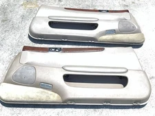 1992-2000 LEXUS SC300/400 LEFT/RIGHT DOOR PANELS  WITH/WINDOW SWITCHES BEIGE OEM