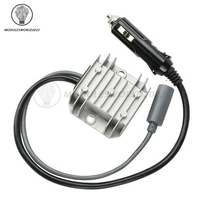 DC12V/24V to 30V 3.5A Mini DC Boost Converter w/ Cigarette Lighter Plug for RVs