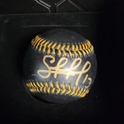 Salvador Perez Autographed Black & Gold Major League Baseball KC #13