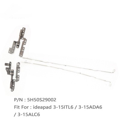New for   ideapad 3-15ITL6 3-15ADA6 3-15ALC6 Screen Lcd Hinges L+R Set @zx