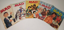 Vintage Mad Magazine Lot Of 5 1970s Alfred E Neuman Rocky Charlies Angels Vintage Mad Magazine Lot Of 5 1970s Alfred E Neuman Rocky Charlies Angels