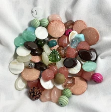 Mixed Lot of Loose Beads for Crafting and Jewelry Making