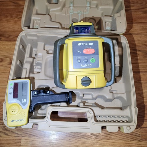 Topcon RL-H4C Vertical Horizontal Long Range Rotary Laser Level Kit