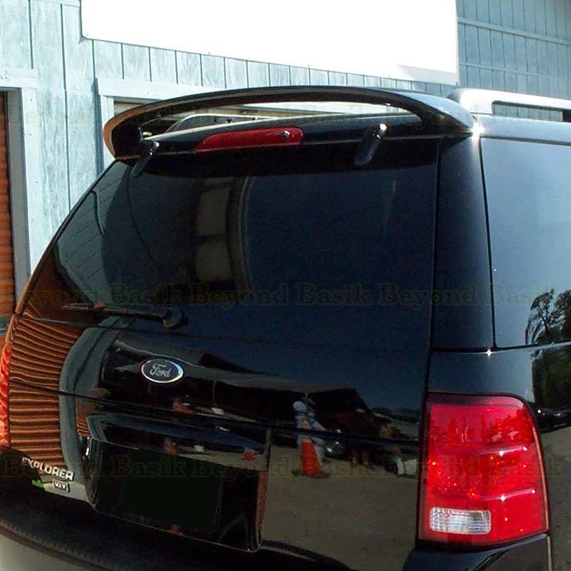 1991-2007 2008 2009 2010 Ford Explorer Custom Style Roof Spoiler Wing UNPAINTED - Imagem 2 de 4