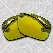 24k Gold Polarized Replacement Lenses for Oakley Meta HSTN OW8002-51mm