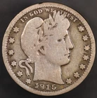1915 BARBER QUARTER FRESH FROM AN OLD COLLECTION-LOT AA-7115