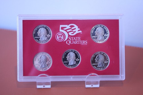 2004 S US Mint 50 State Quarters Uncirculated Silver Proof 5-Coin Set - Picture 4 of 8