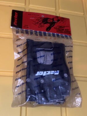 Rector Riot NOS Vintage Original Skateboard Gloves Size XS With Thumb Black
