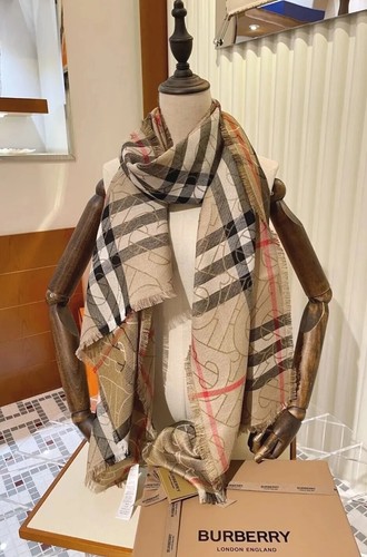 Sciarpa Donna BURBERRY original. Cashmere 100%. Beige/Oro *ULTIMI SALDI -45%* - Foto 2 di 11