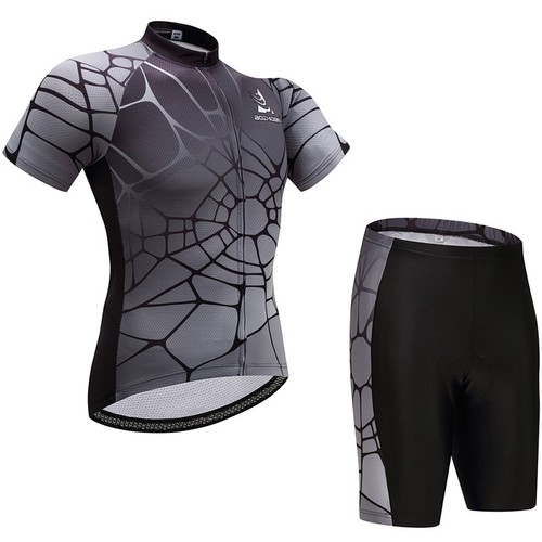 Kit de ropa de ciclismo para hombre manga corta bicicleta jersey y (Bib) juego de pantalones cortos S-5XL - Imagen 2 de 4