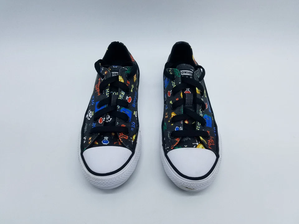 Zapatillas Converse CTAS Gamer Junior Niño Talla 13 Tormenta Viento Negras Foto 3 de 4