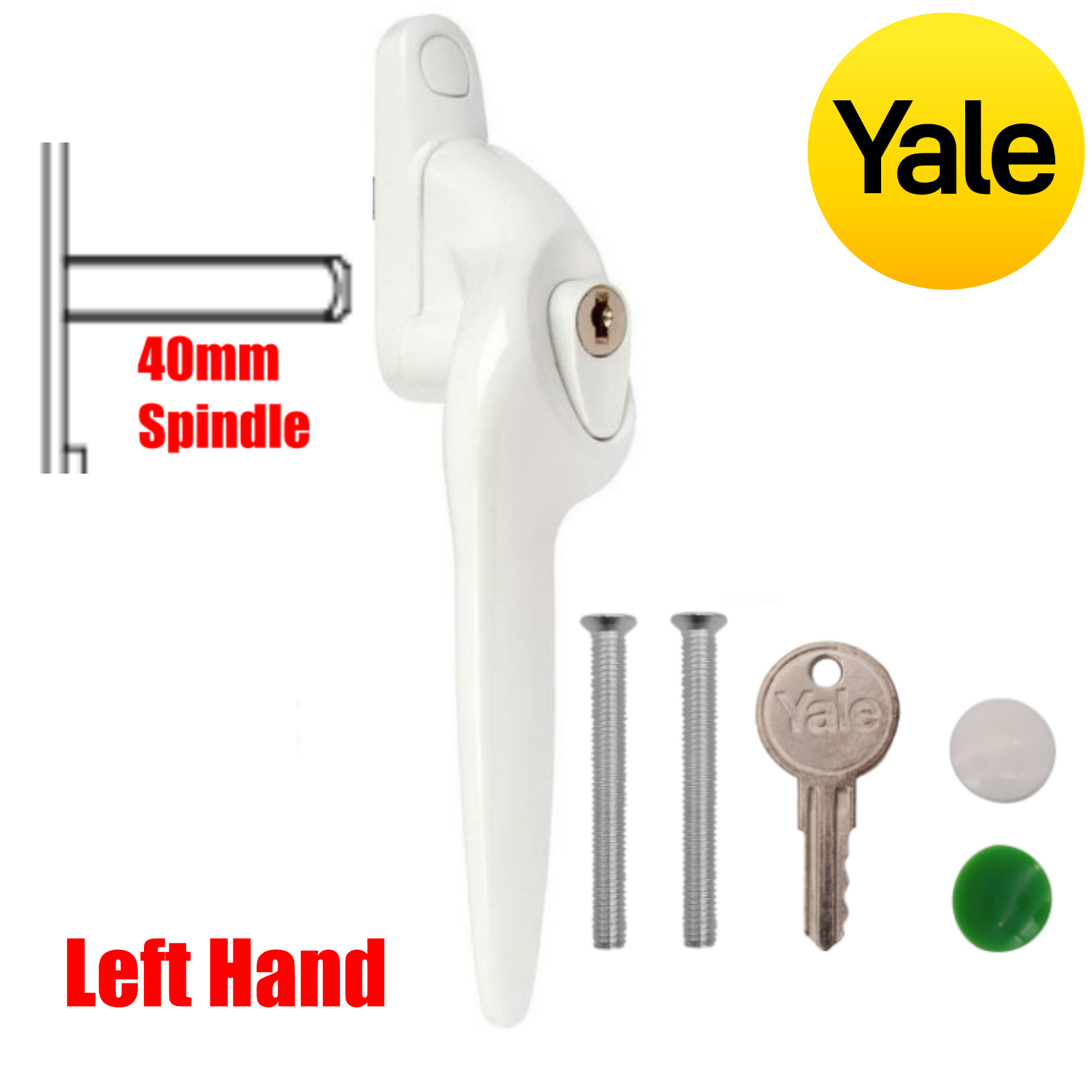 uPVC Window Handles Replacement Double Glazing Glazed Yale Trojan