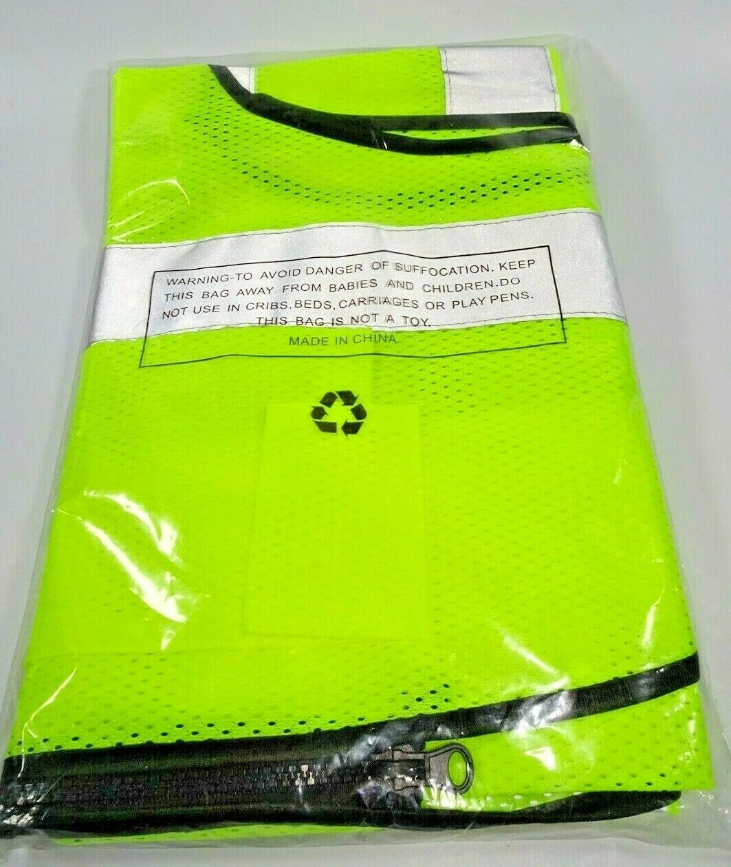 HYCOPROT High Safety Reflective Vest with Pockets & Zipper, (XXXL yellow) - product detail image 4