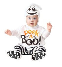 Peek A Boo Halloween Costume for Infant Size 0-6M by Way to Celebrate New