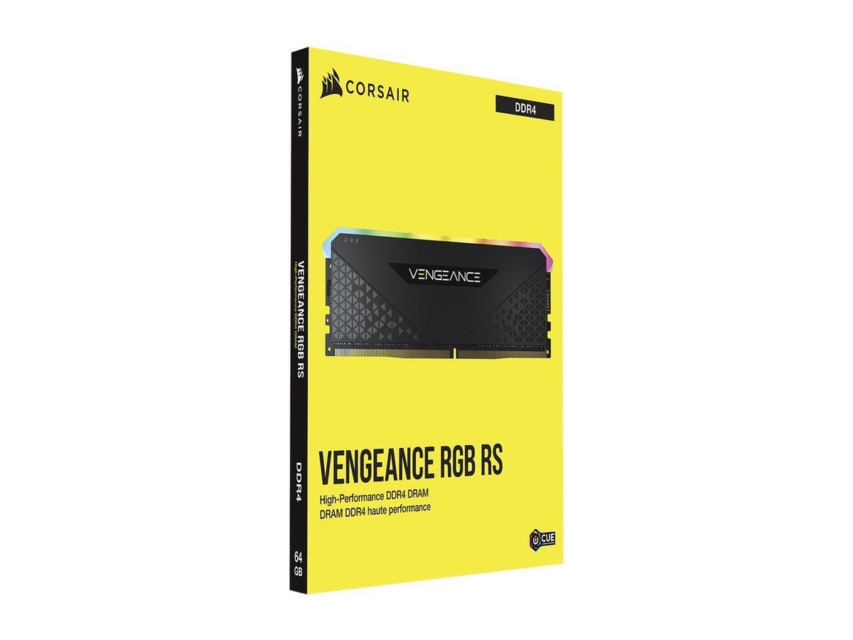 CORSAIR Vengeance RGB RS 32GB (2 x 16GB) 288-Pin PC RAM DDR4 3600