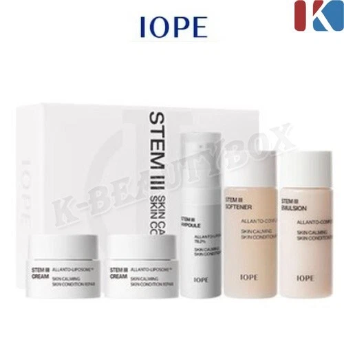 IOPE Stem III Signature Kit 4 artículos x 2 juegos suavizante ampolla emulsión crema Foto 2 de 4