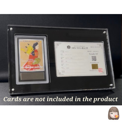 Acrylic Display Frame Magnetic Lid for ARS Graded Cards UV Resistant