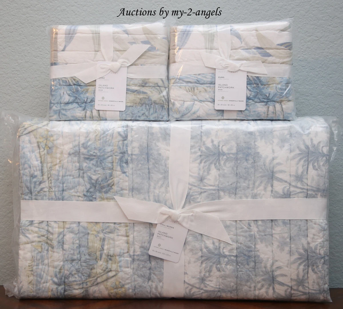 Pottery barn cheap blue quilt