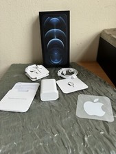 iPHONE 12 PRO MAX ORIGINAL BOX CABLE EARPHONES USB CHARGER