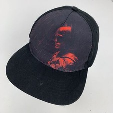 The Batman DC Comic Kids Red Black Ball Cap Hat Snapback Baseball