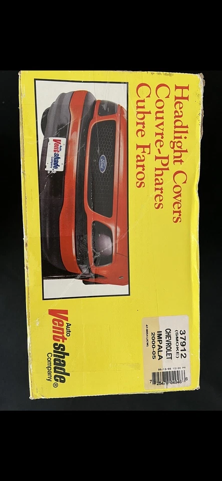 2000-2005 Chevy Impala Headlamp Covers Smoke pair - Image 3 of 3
