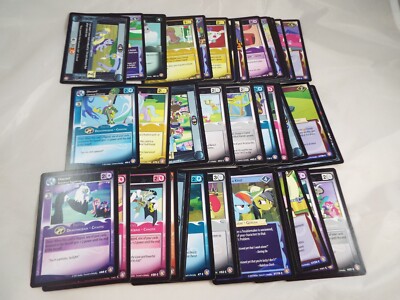 MY LITTLE PONY, ABSOLUTE DISCORD LOT OF 33 COMMON AND 19 UNCOMMON CARDS