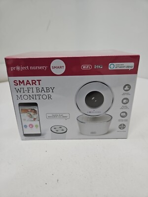 Project Nursery Smart Wi-Fi HD Baby Monitor Works w/Amazon Alexa