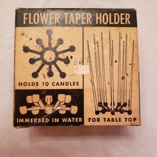 Soporte cónico de flores de colección FLOR RANA La Cresta Mfg Co. La Crescenta CA MCM - Imagen 6 de 18