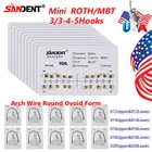 Dental Orthodontic Braces Brackets MBT/Roth Hooks 345/3 /NITI Arch Wires Ovoid