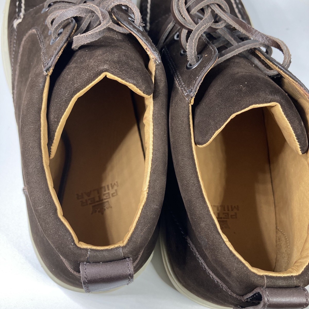 Peter Millar Brown Midtown Chukka Nubuck Sneaker Size 10.5 M New PETER MILLAR Tempest Boot Shoes Men Size 11 Beach  main image 4