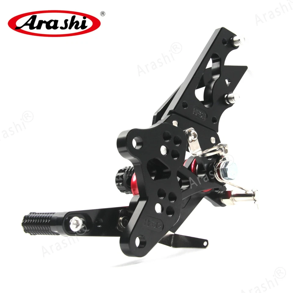 Reposapiés Arashi versión 2.0 Racing juegos traseros para Yamaha YZF R3 R25 2015 - 2023 Foto 4 de 4