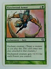 1x MTG Blanchwood Armor Ninth Edition 232/350 Regular Uncommon