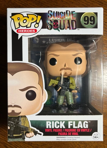 Funko POP! Heroes Suicide Squad Rick Flag #99 Vaulted