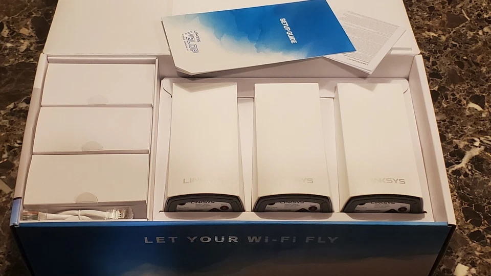 Brand New !Linksys VELOP 3 Set 4500 Sq Ft AC3900 Dual Band Intelligent WiFi - Image 3 of 3