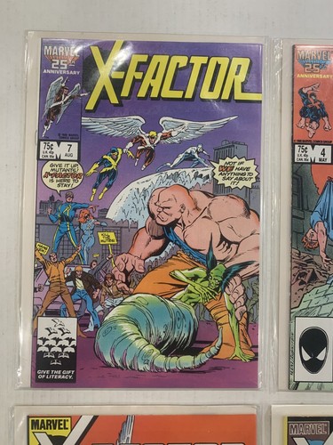 X-Factor #1, 2, 4, 7! 1986! ¡Muchas primeras apariciones! ¡Llave! - Imagen 5 de 5