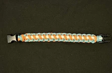 Paracord Parachute Cord Emergency Survival Hiking Bracelet Miami Dolphins
