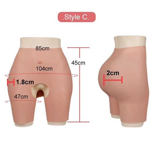 Mutandine per fianchi realistiche e butt pad in silicone per indossare forma realistica - Foto 27 di 28