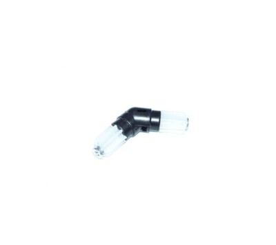 19 mm Matt Schwarz Erker Gardinenstange Eckbogen Fugenverbinder Bogen Brandneu