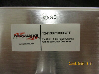 T24130P10006GT TerraWave 2.4-2.5 GHz 13dBi Panel Antenna BRAND NEW!