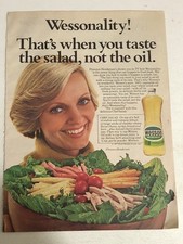 1977 Wesson Oil Florence Henderson Print Ad Advert pa8