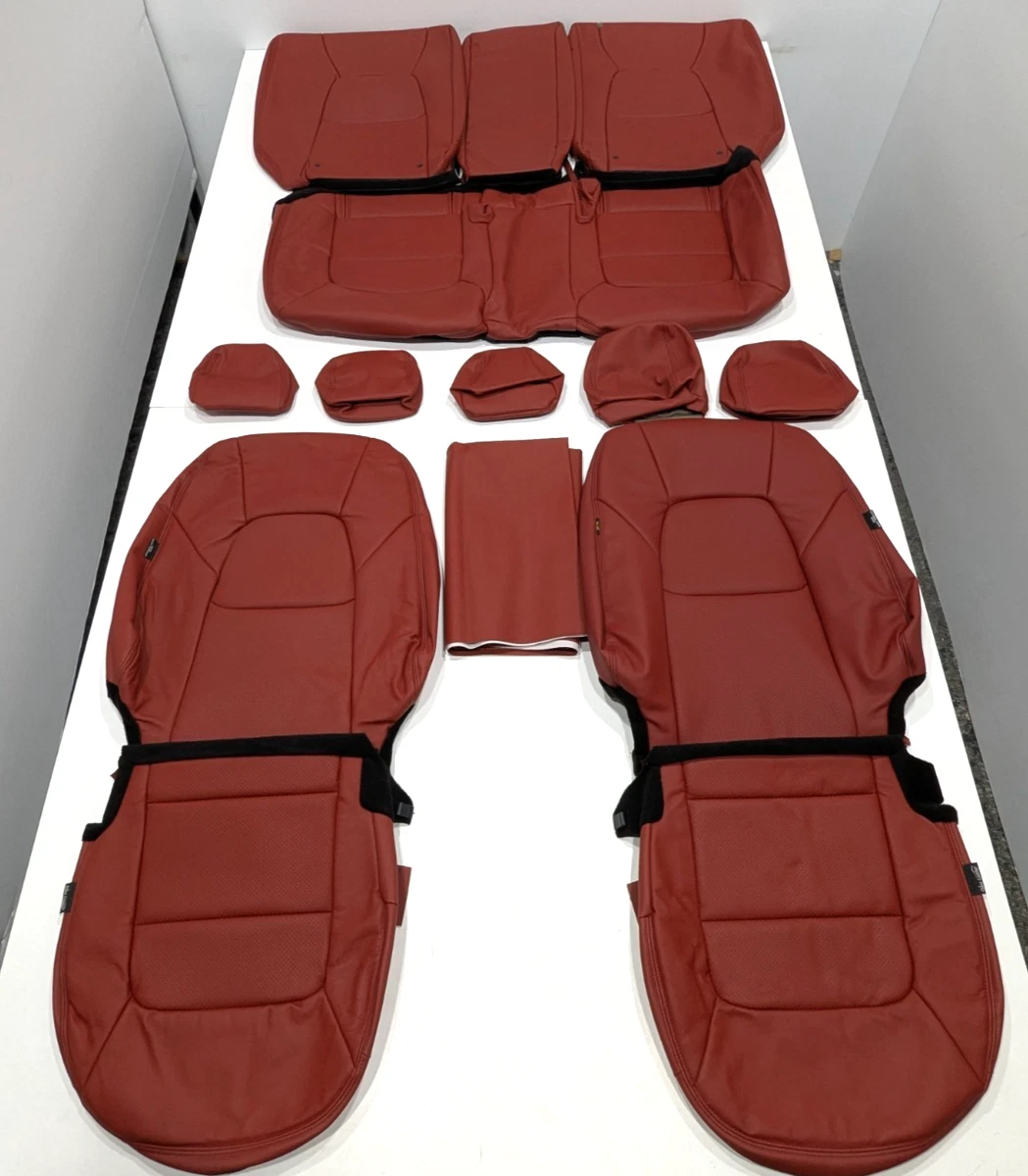 Red Bucket Seat With Headrest Car and Truck Seat Covers for sale