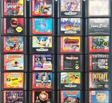 Sega Genesis Games A - G cartridge only Cleaned and Tested
