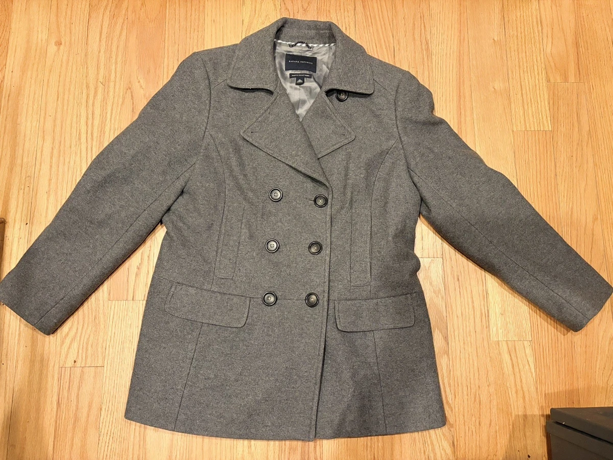 25+ Banana Republic Pea Coat Gray Coats, Jackets & Vests for Women
