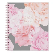 Blue Sky 110395 Joselyn Monthly Wirebound Planner, Floral Artwork, 10 X 8,
