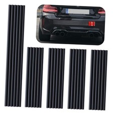 DIY Car Bumper Protector Guard, Strong Self Adhesive Rubber Rear Front black