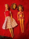 Vintage Barbie Dolls 1964 And 1965 Lot Of 2 + Extra Head